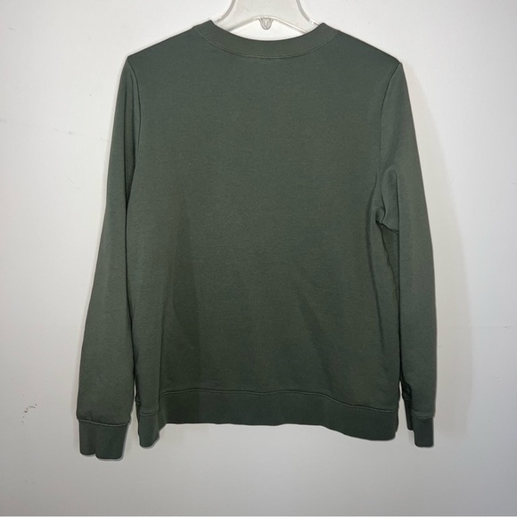 Banana Republic Green Embroidered Crewneck Size Large - Picture 2 of 8